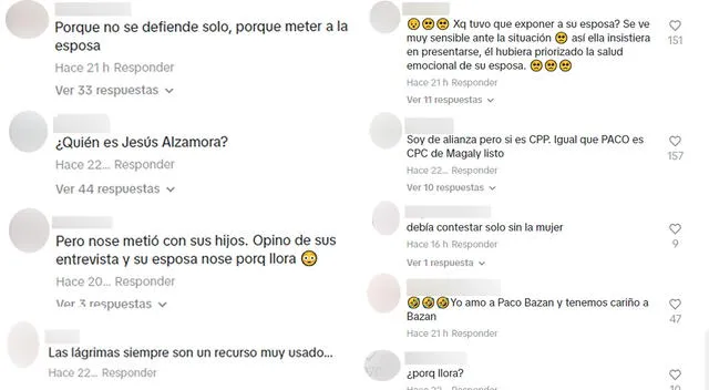 Usuarios arremetieron contra Jesús Alzamora y su esposa.  