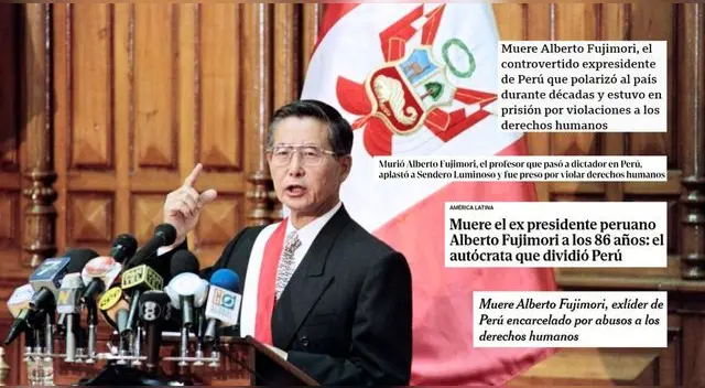 Alberto Fujimori: así informan medios internacionales sobre la muerte del exdictador a los 86 años.