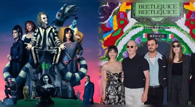 Reparto completo de 'Beetlejuice 2'.