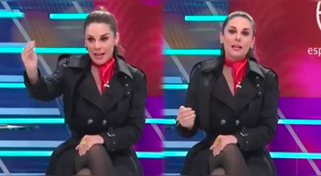 Rebeca Escribens explota en vivo