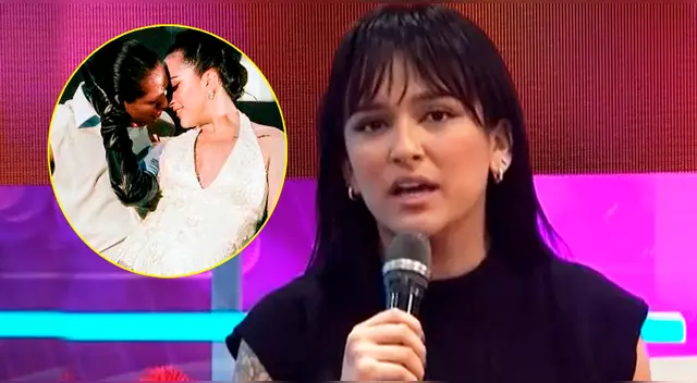 Daniela Darcourt saca cara por su relación con Waldir Felipa.