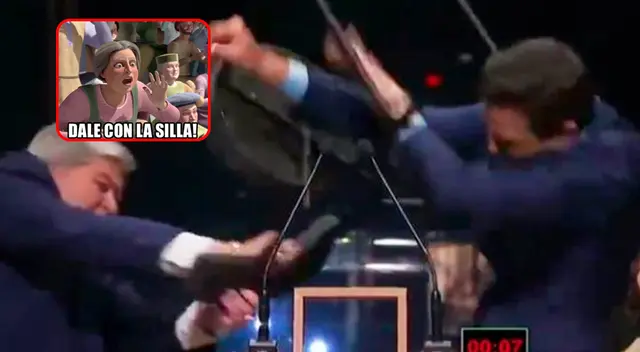 El incidente en el debate en Brasil se volvió viral en las redes sociales. El incidente en el debate en Brasil se volvió viral en las redes sociales.