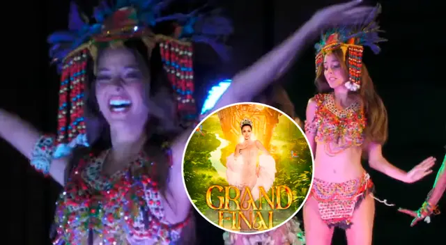 Luciana Fuster y su presentación al inicio del Miss Grand Perú 2024. Luciana Fuster y su presentación al inicio del Miss Grand Perú 2024.