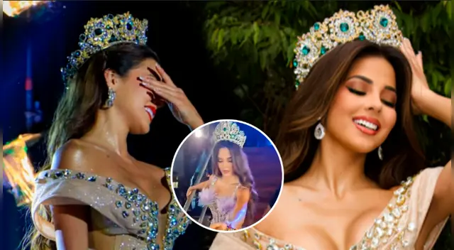 Luciana Fuster recibe hermoso regalo en el Miss Grand Perú. Luciana Fuster recibe hermoso regalo en el Miss Grand Perú.