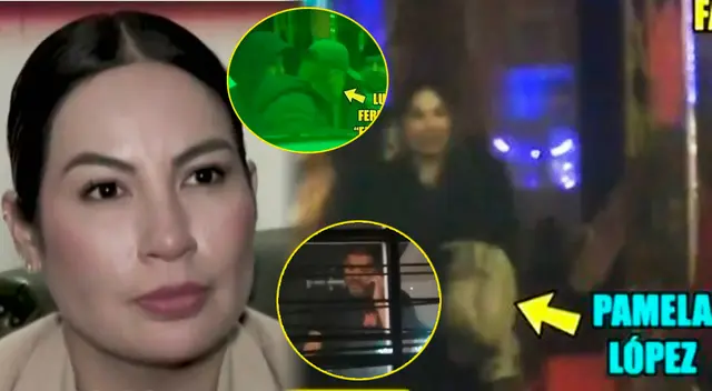 Pamela López y Luis Fernando realizan operativo para evitar ser ampayados Pamela López y Luis Fernando realizan operativo para evitar ser ampayados