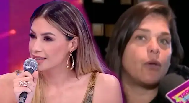 Giovanna Valcárcel evita responder si Milett Figueroa canta.
