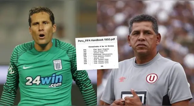 'Puma' Carranza responde a Leao Butrón sobre título de Alianza Lima en 1934, según la FIFA.
