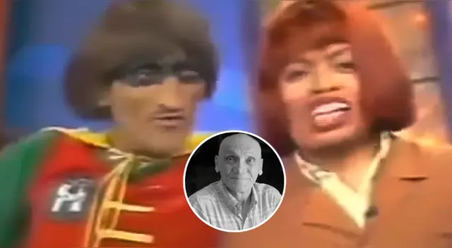 Felpudini y Jorge Benavides en divertido sketch en 'JB'. Felpudini y Jorge Benavides en divertido sketch en 'JB'.