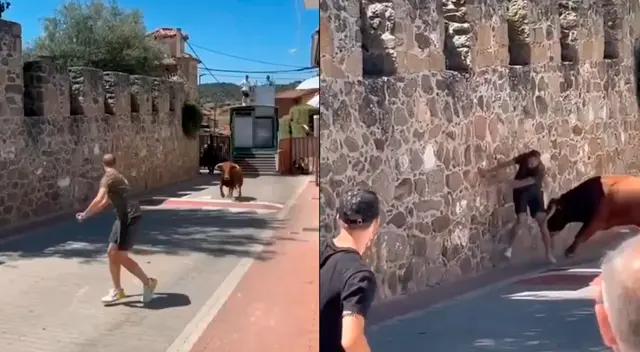 El toro tuvo una reacción fatal para las personas que estaban en el lugar. El toro tuvo una reacción fatal para las personas que estaban en el lugar.
