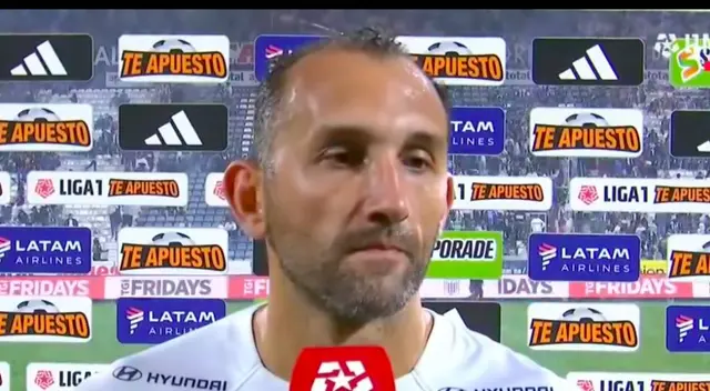 Hernán Barcos lamentó que Alianza Lima haya empatado ante Melgar.