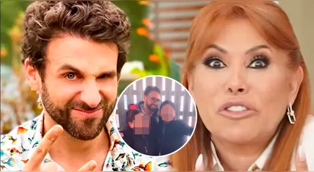 Peluchín sorprende con imágenes del vuelo que compartió con Magaly Medina.