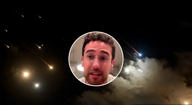 El ciudadano peruano en Israel contó detalles de cómo vivió el atentado.