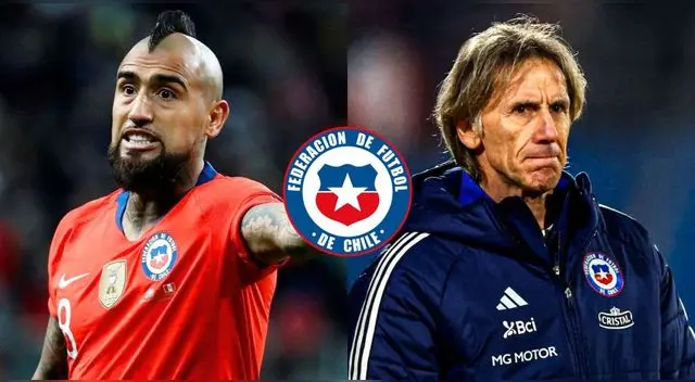 Hinchas de Chile apoyan a Ricardo Gareca tras constantes criticas de Arturo Vidal.