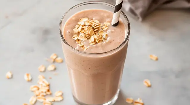 ¿Cómo preparar un batido de manzana, avena y proteína?