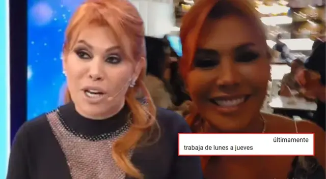 Magaly Medina se fue de fiesta dejando su programa grabado y usuarios lo notan.