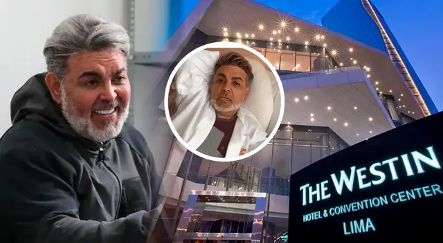 Andrés Hutado, 'Chibolín', habría simulado su hospitalización desde el Hotel Westin.