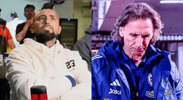 Arturo Vidal criticó a Ricardo Gareca tras derrota ante Brasil por 2-1 en las Eliminatorias 2026.