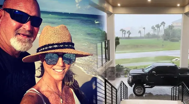 Mujer se negó a dejar su casa en medio del huracán Milton y se la pasó grabando videos para TikTok.