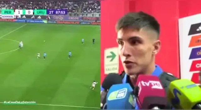 Sergio Rochet, arquero de Uruguay, revela por qué no hizo nada frente al gol de Perú.