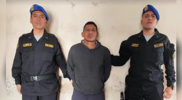 PNP capturó a Iván Quispe Palomino este miércoles 16 de octubre en San Juan de Lurigancho. Foto: PNP.