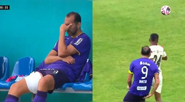 Hernán Barcos rompe en llanto al lesionarse en el Alianza Lima vs. UTC