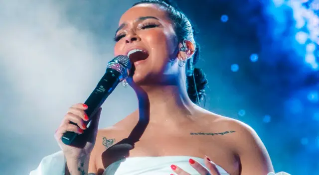 Daniela Darcourt emocionada por su nuevo musical. Daniela Darcourt emocionada por su nuevo musical.