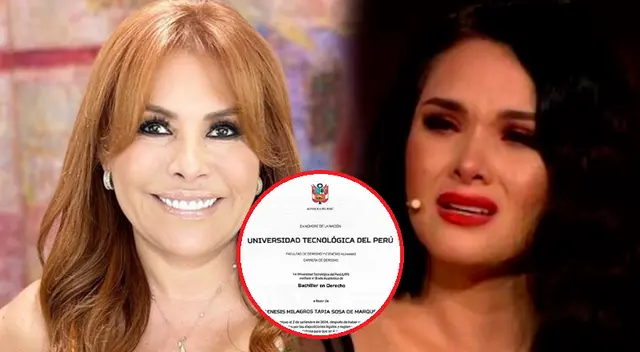 Génesis Tapia logra su bachillerato, pero Magaly Medina la destruye. Génesis Tapia logra su bachillerato, pero Magaly Medina la destruye.