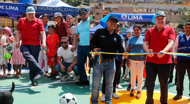 Inauguración contó con la presencia del alcalde Rafael López Aliaga.