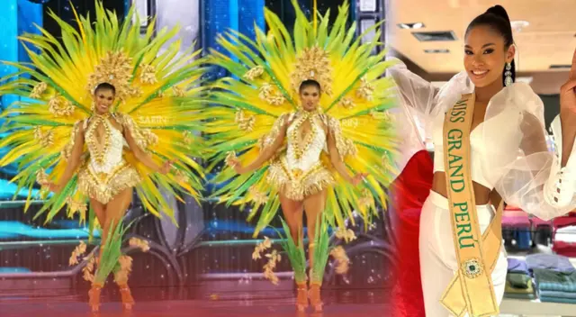 El traje típico de Arlette Rujel en el Miss Grand International 2024. El traje típico de Arlette Rujel en el Miss Grand International 2024.