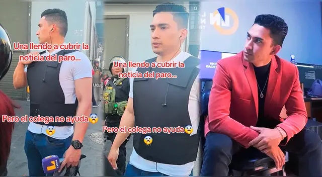 Reportero de Latina, Alejandro Montreuil, se hizo viral en TikTok.
