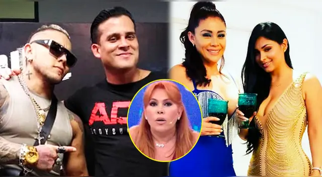 Magaly Medina sorprendida al ver mensaje de La Mackyna. Magaly Medina sorprendida al ver mensaje de La Mackyna.