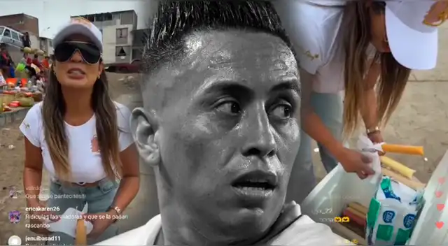 Pamela López sorprende al regalar marcianos en asentamiento humano en Villa María del Triunfo.