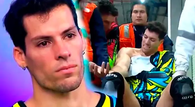 Patricio Parodi se lesionó el hombro en EEG. Patricio Parodi se lesionó el hombro en EEG.