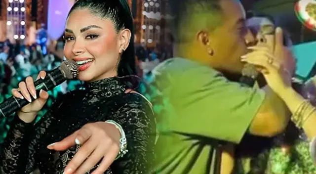 Pamela Franco reaparece tras ser besada por Christian Cueva en concierto. Pamela Franco reaparece tras ser besada por Christian Cueva en concierto.