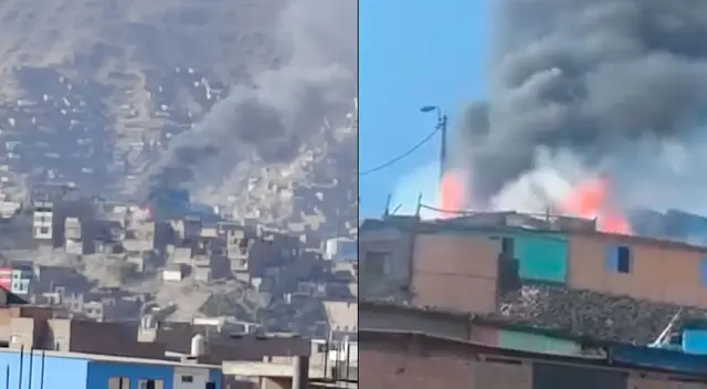 Incendio es atendido por unidades de bomberos. No se conoce aún la causa del siniestro. Incendio es atendido por unidades de bomberos. No se conoce aún la causa del siniestro.