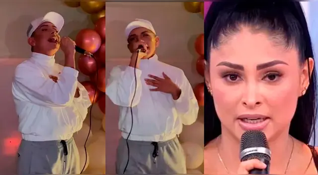 Bryan Arámbulo apareció cantando el popular tema de Pamela Franco, 'Dile la verdad'.