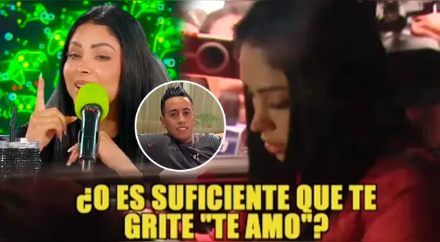 Pamela Franco huye de las cámaras tras declaración de amor de Christian Cueva.