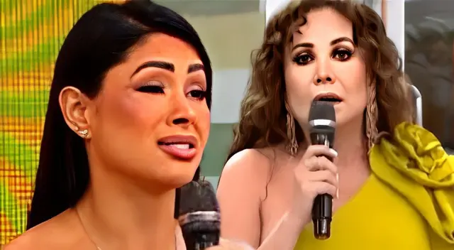 Pamela Franco se molesta con Janet Barboza y le manda advertencia.