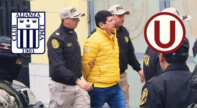 Exjugador de Universitario y Alianza Lima detenido junto a Agustín Lozano por actos de corrupciones. Exjugador de Universitario y Alianza Lima detenido junto a Agustín Lozano por actos de corrupciones.