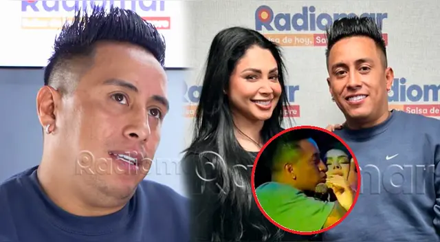 Christian Cueva se muestra muy enamorado de Pamela Franco.