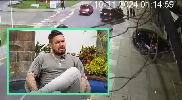 Imágenes captan a 'Loco' Vargas en impactante choque en la avenida Javier Prado Imágenes captan a 'Loco' Vargas en impactante choque en la avenida Javier Prado