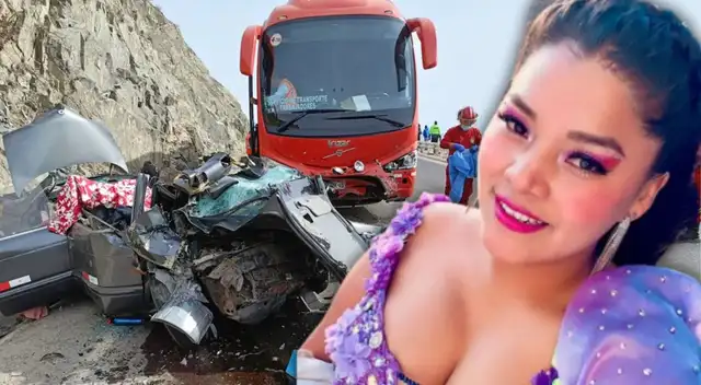 Cantante folclórica sufre terrible accidente y queda herida.