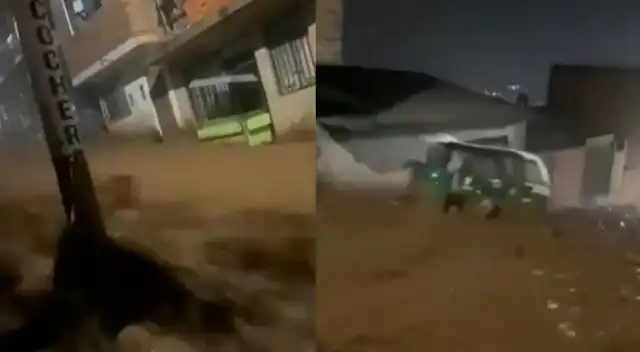 Lluvias habrían azotado con fuerza entre las 6 de la tarde y 8 de la noche de este lunes 11 de noviembre.