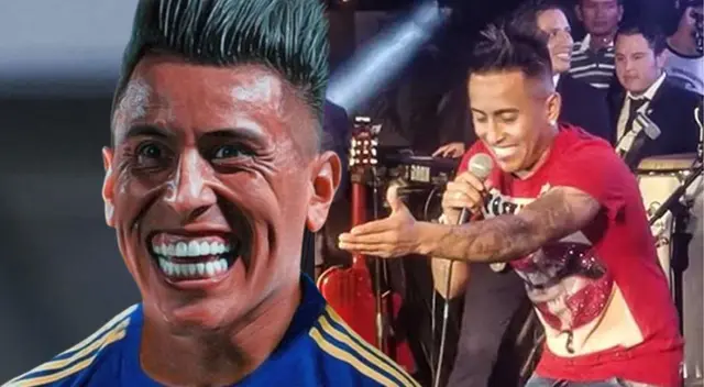 Christian Cueva se lanza como cantante en evento.