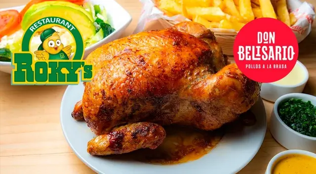 Rokys y Don Belisario se unieron a Plin para ofrecer pollo a la brasa con papas a solo S/3.90. Conoce todos los detalles. Rokys y Don Belisario se unieron a Plin para ofrecer pollo a la brasa con papas a solo S/3.90. Conoce todos los detalles.