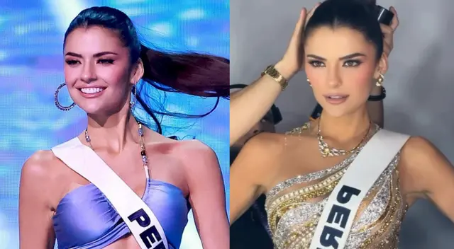 El desfile de Tatiana Calmell en traje de baño en el Miss Universo 2024. El desfile de Tatiana Calmell en traje de baño en el Miss Universo 2024.