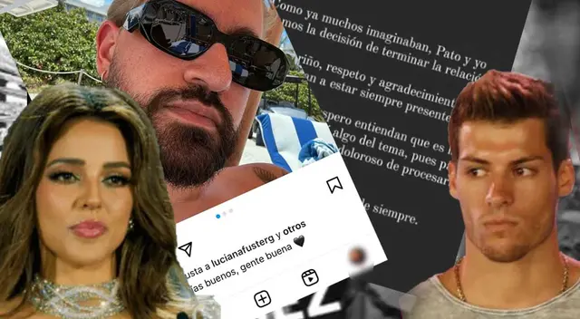 Luciana Fuster y su nuevo galán se daban 'me encanta' en redes al mes de la ruptura con Patricio Parodi.