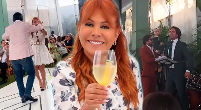 Magaly Medina tiró la casa por la ventana en fiesta. Magaly Medina tiró la casa por la ventana en fiesta.