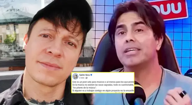 Jhovan, vocalista de Zen, lanzó tremendo dardo a Salim Vera.