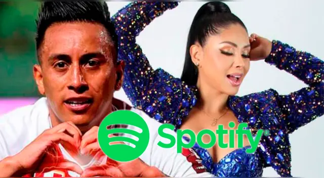 Así aparecen Christian Cueva y Pamela Franco en Spotify. Así aparecen Christian Cueva y Pamela Franco en Spotify.
